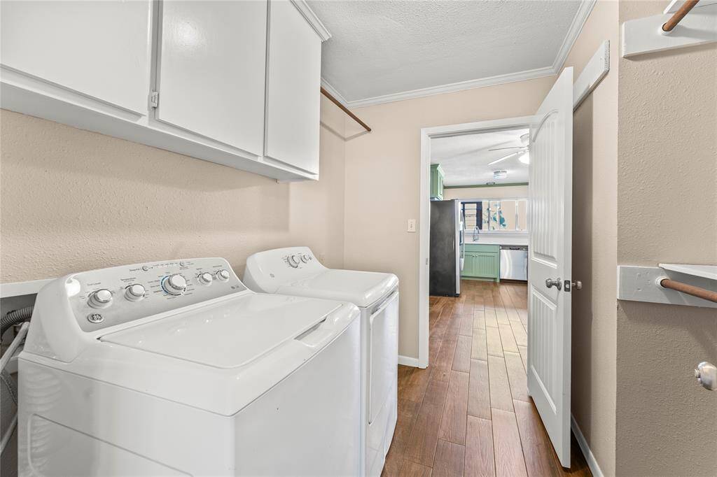 Washer and Dryer are provided with this rental.