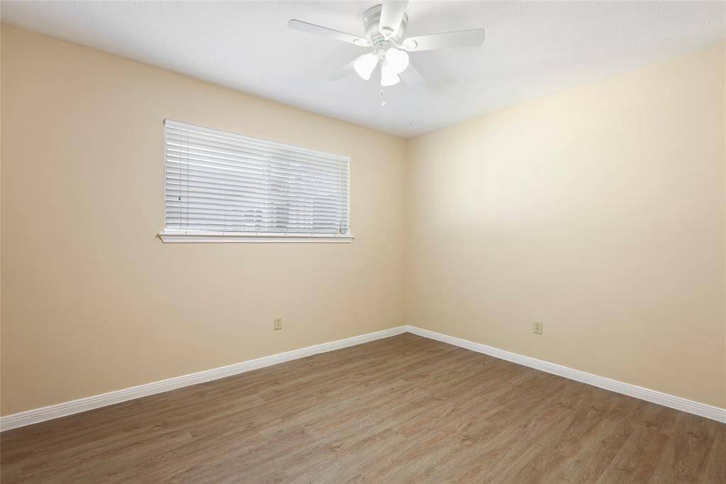 All secondary bedrooms have vinyl flooring.