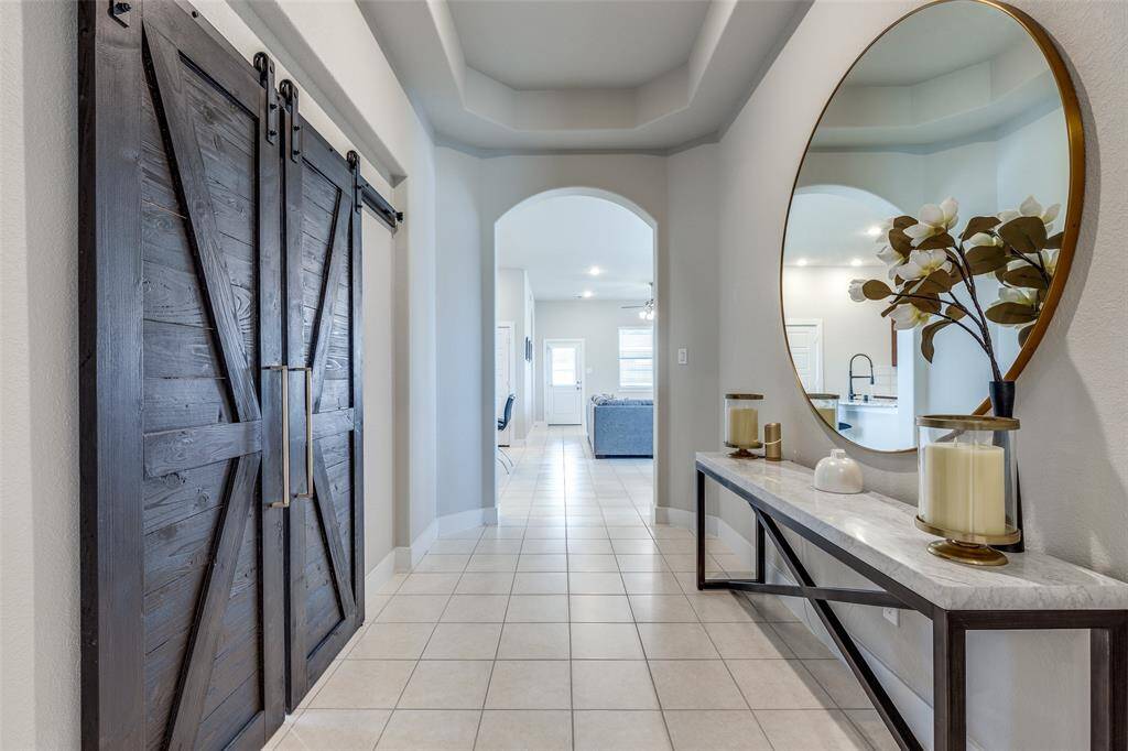Barn doors into Office/Study