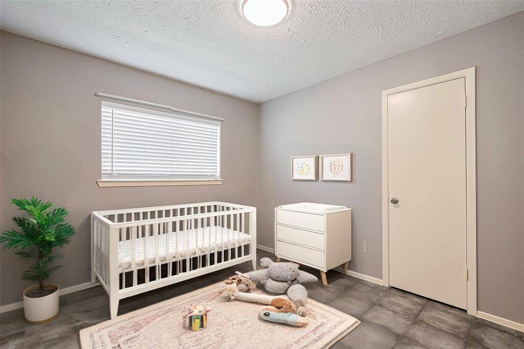 Virtually staged bedroom