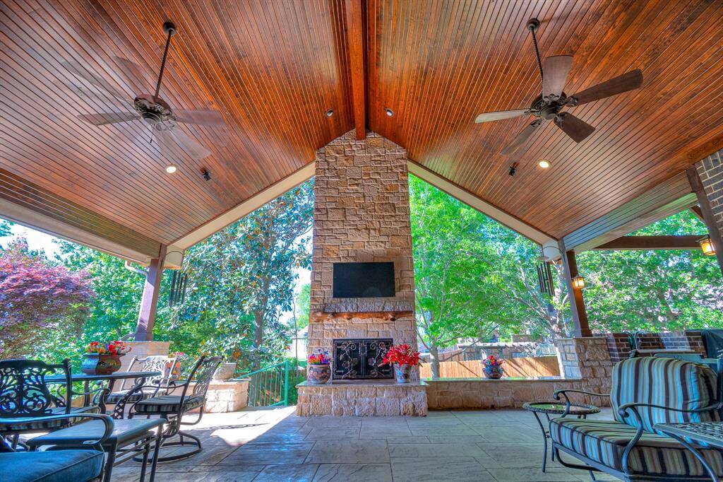 Breathtaking views, so be prepared to be awed! Stone Wood Fireplace with gas access that reaches all the way to the top of the ceiling. You will want to sit down and say "Honey we have found our New home"