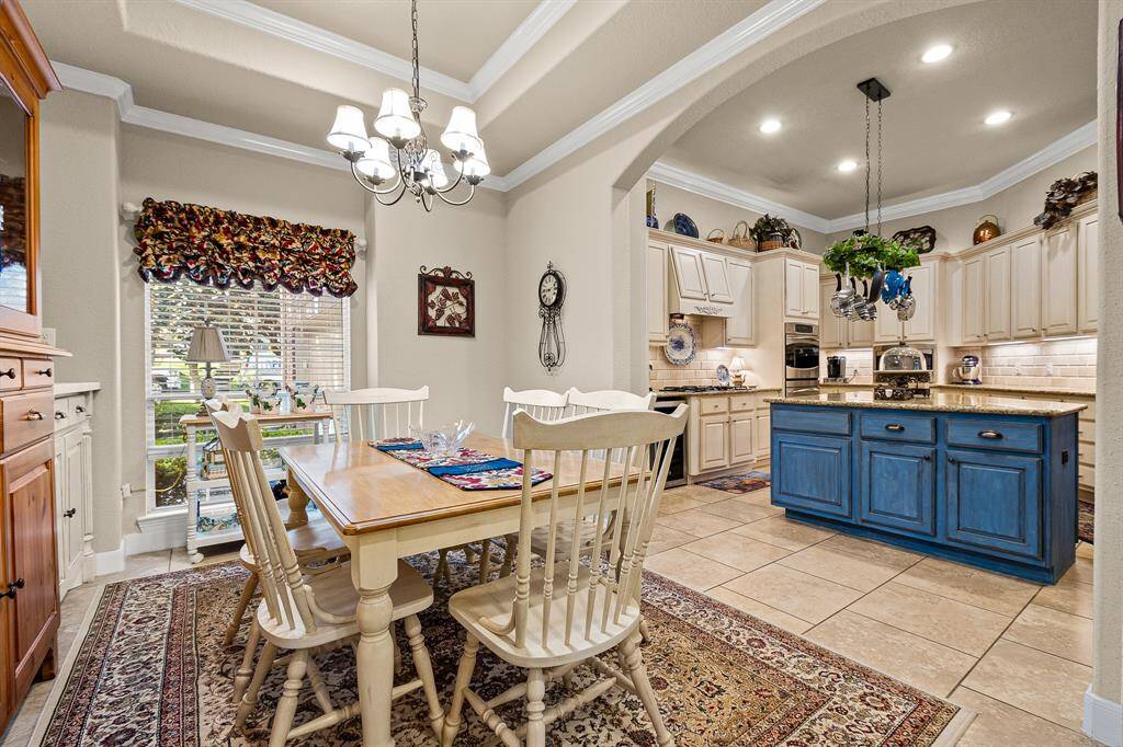 The Kitchen Dining area is conveniently located on the other side of your Kitchen with an open layout that allows easy access for those gourmet meals.