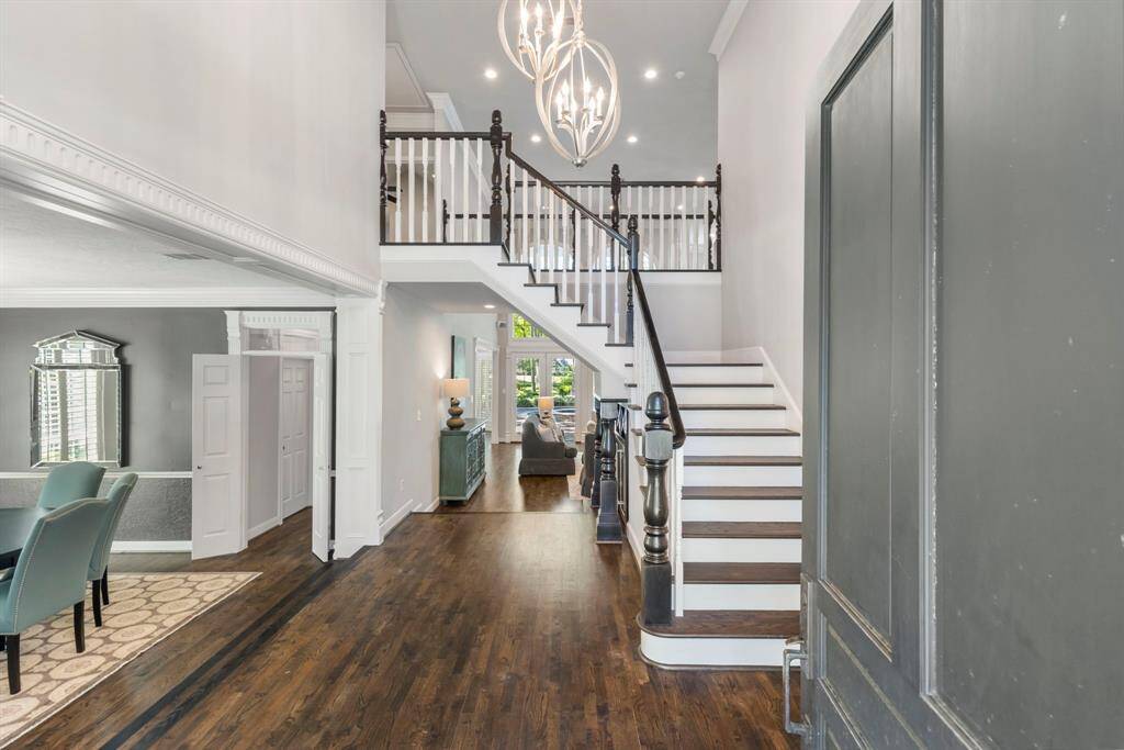 Welcome guests with a gorgeous entry that sets the tone for the elegance and charm found throughout the home.