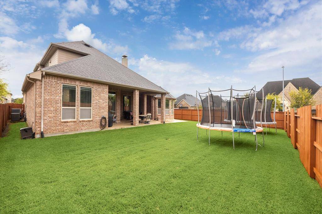 The backyard is pool ready!