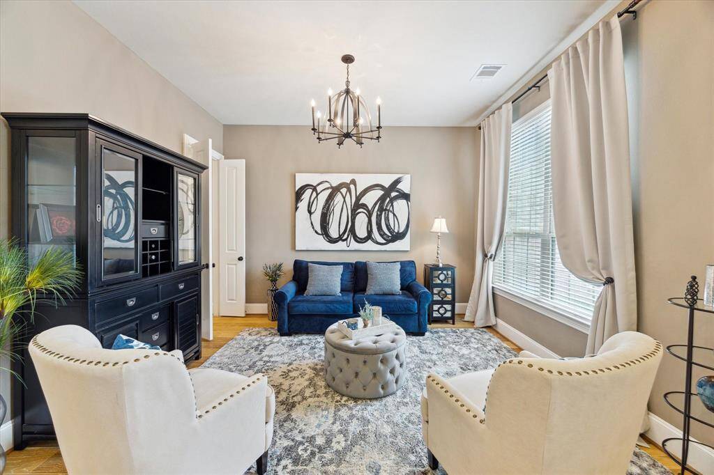 Formal dining room can be used as a sitting room.