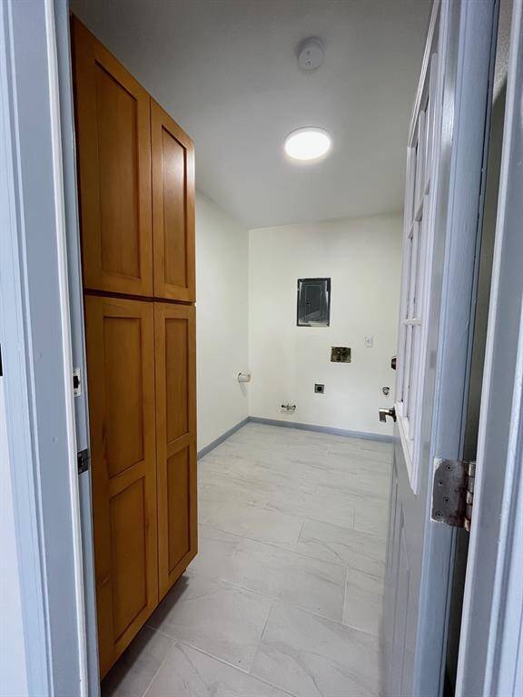 Utility Room in house with washer/dryer connections