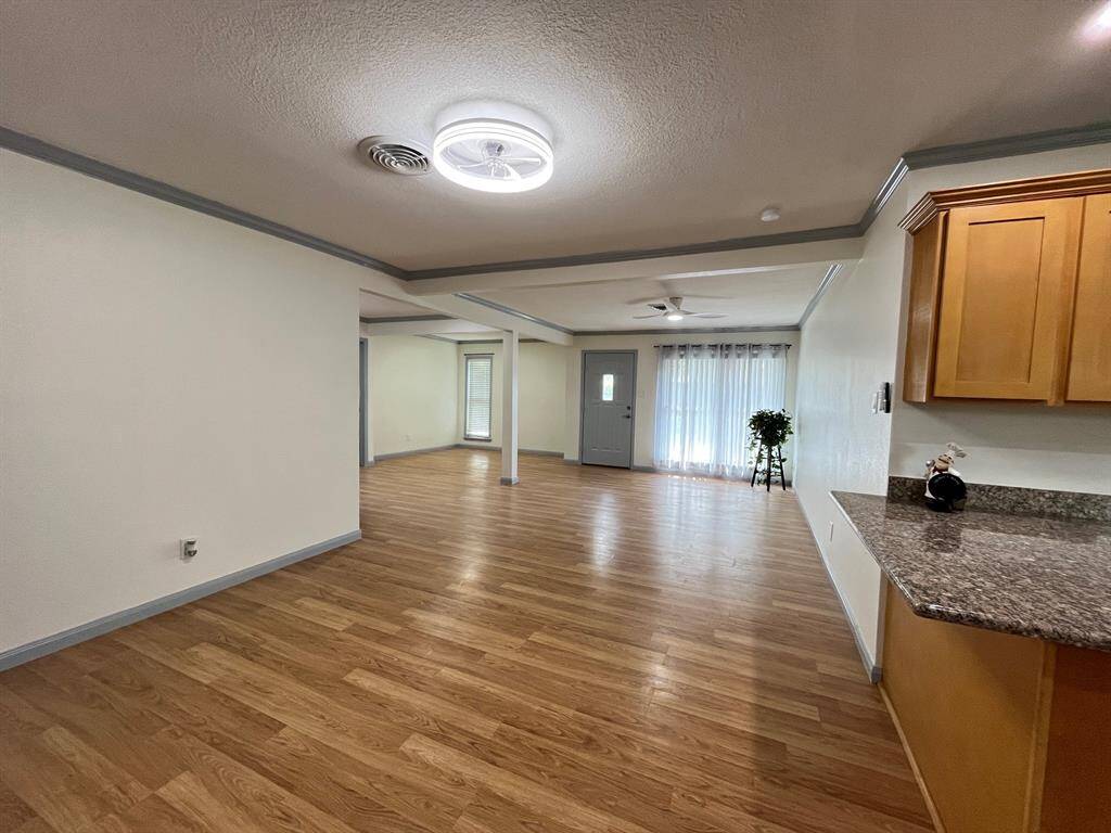 Another view of the Living Room and Dining Room