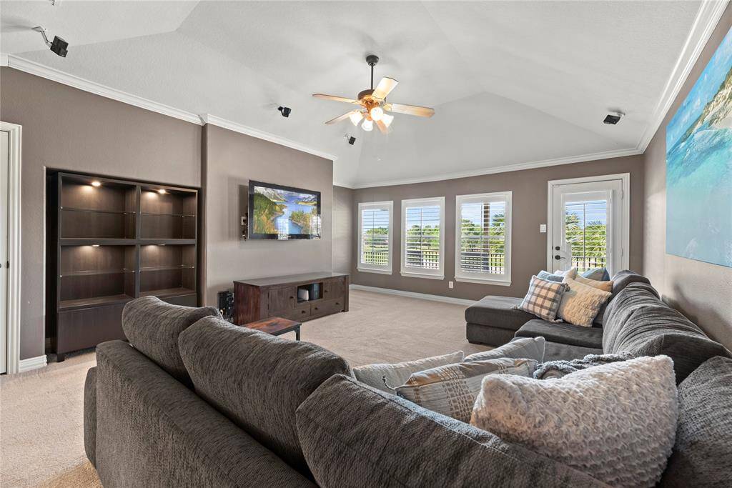 The whole family will love the expansive  living area upstairs.  This is a versatile space perfect for family fun or movie nights.