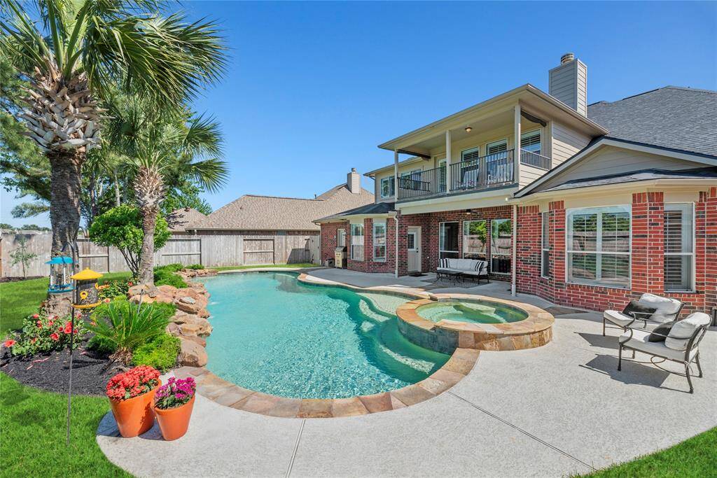 Splash, sizzle, and relax in your private oasis.