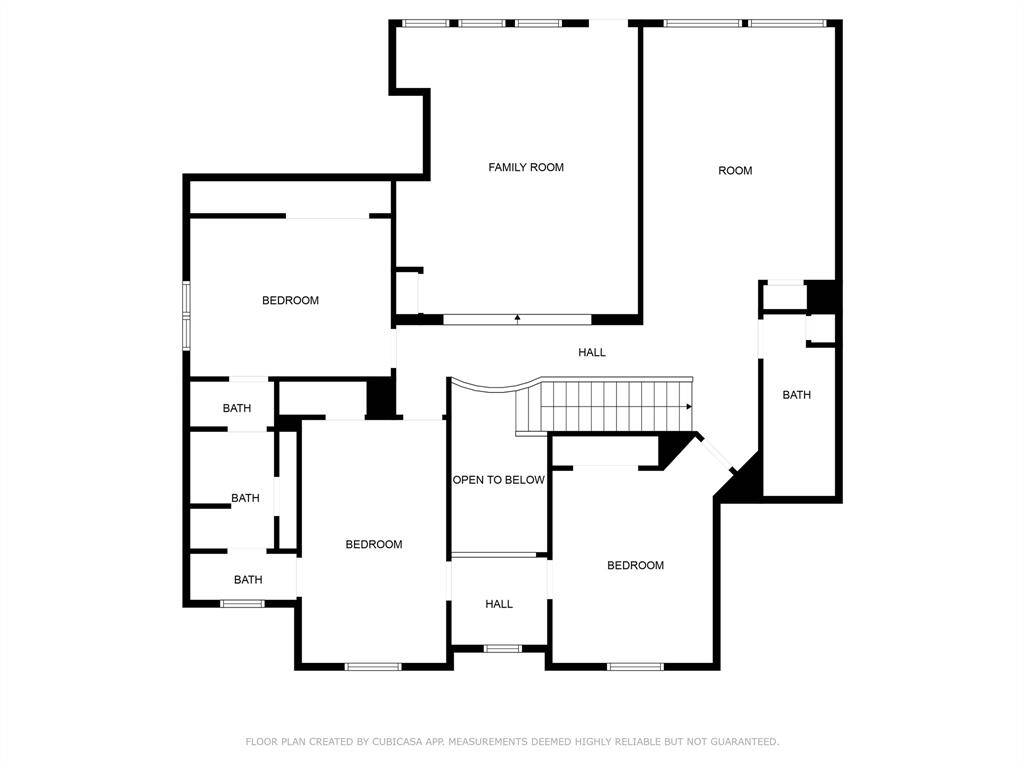 The second floor plan.