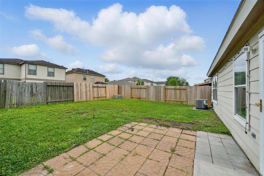 EXTENDED PATIO AREA.