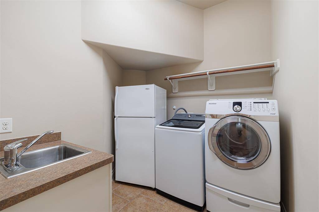 Laundry room.