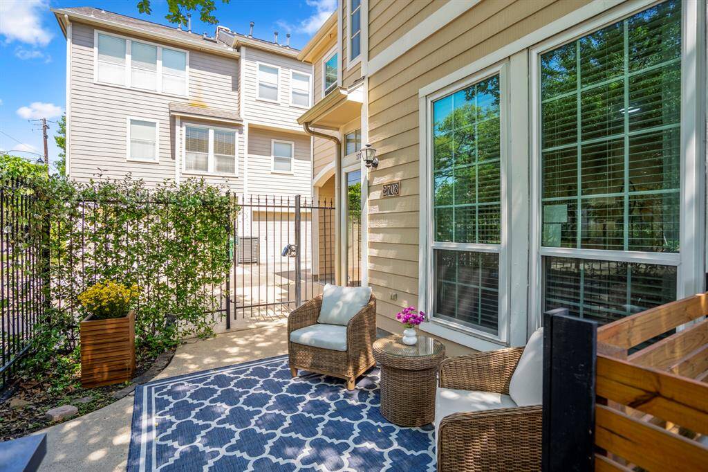 Spacious patio perfect for entertaining guests.