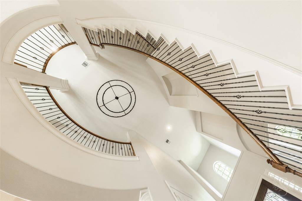 So many elegant design elements in this beautiful home!