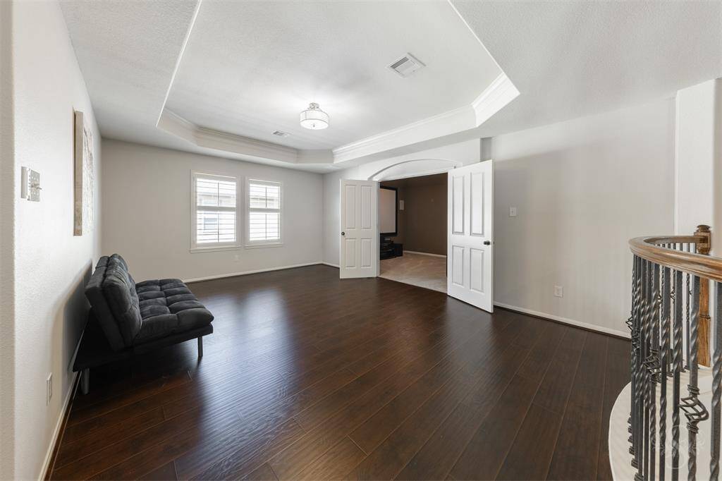 Game room area located upstairs.