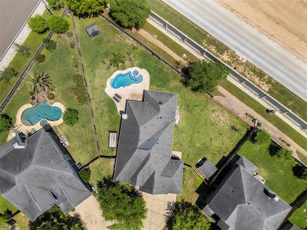 Arial Overview of the lot