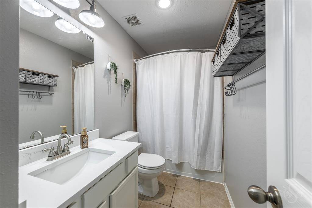 Full bath #3, located upstairs.