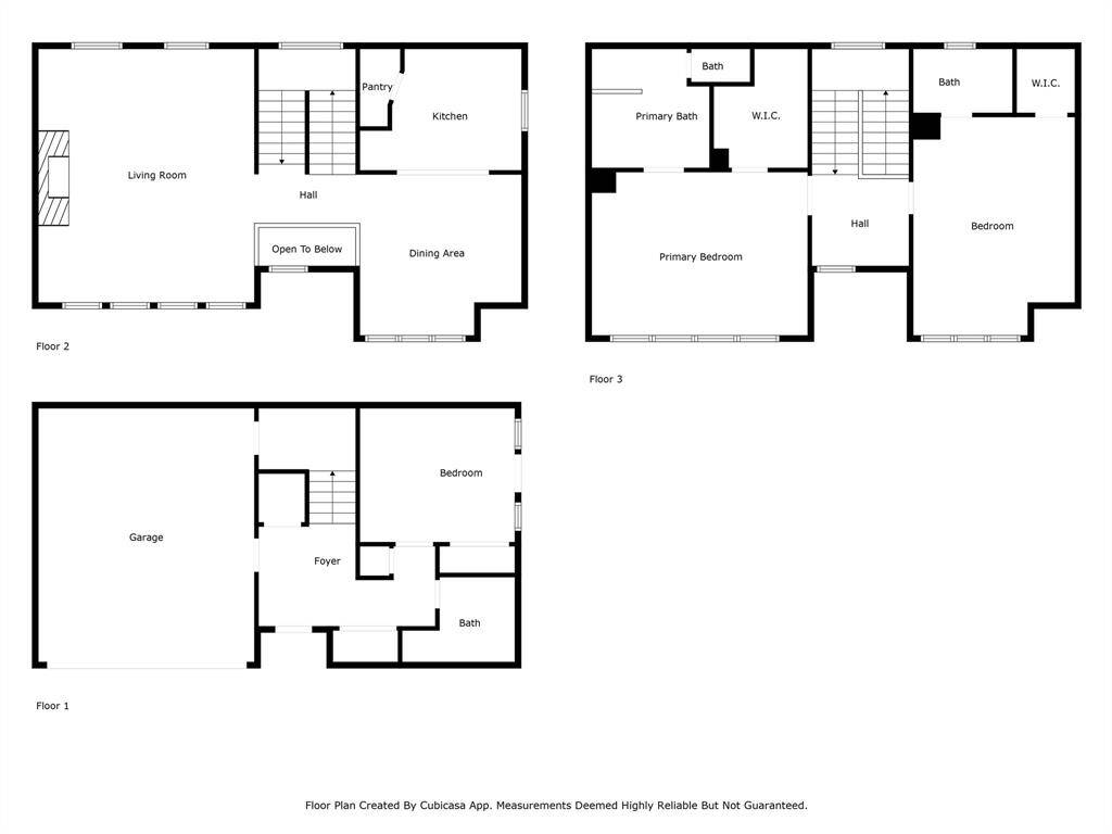 All 3 floors.