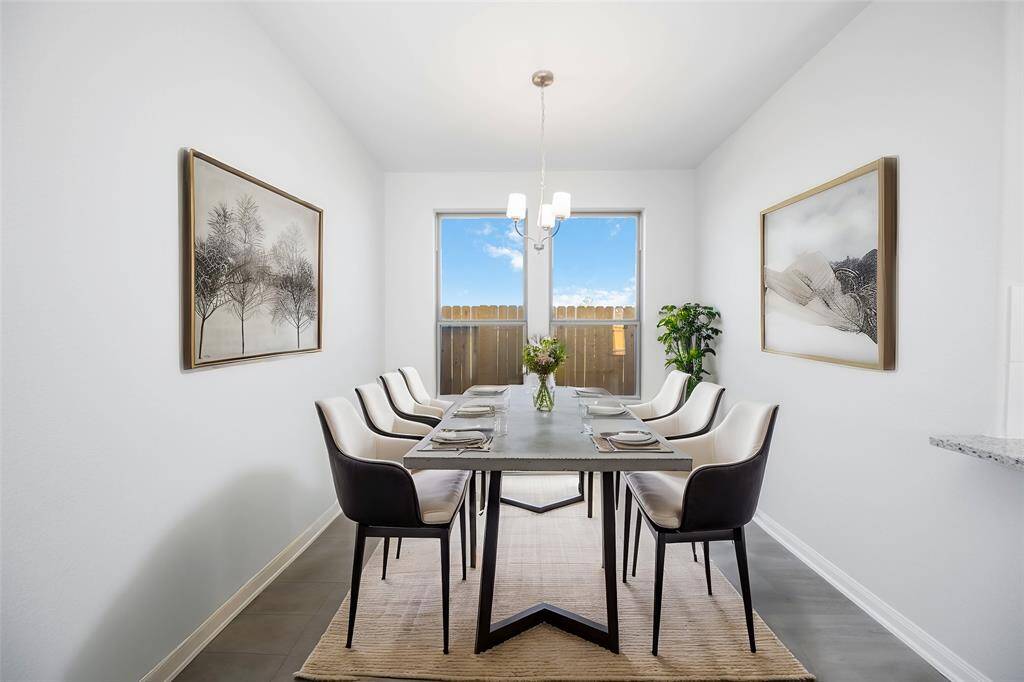 Virtually staged representation of the floor plan. Actual home features, colors, and details may vary.