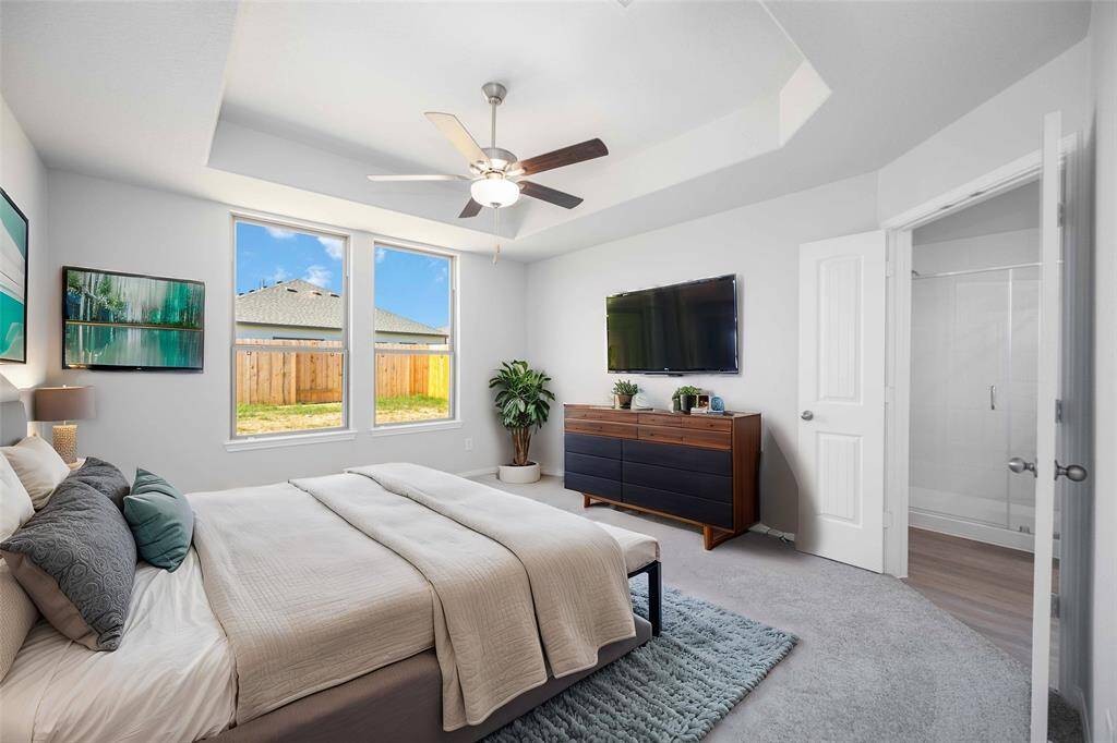 Virtually staged representation of the floor plan. Actual home features, colors, and details may vary.