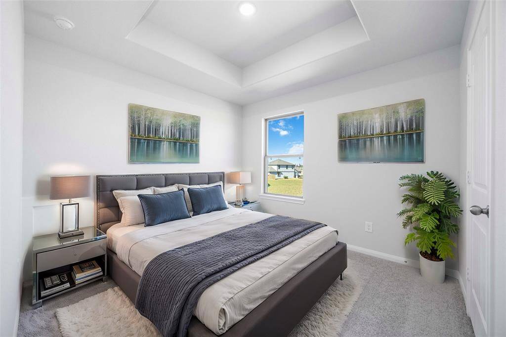 Virtually staged representation of the floor plan. Actual home features, colors, and details may vary.