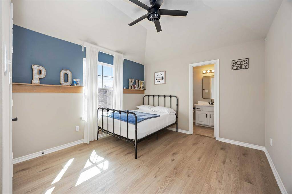 The third bedroom, located on the second floor, features its own private ensuite bathroom — offering comfort, privacy, and a perfect setup for guests or family.