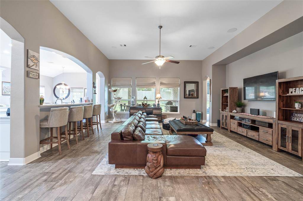 Relax and unwind in your huge living room.