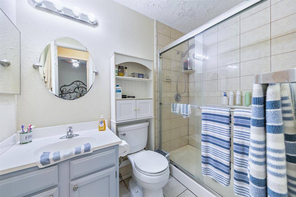 The full bath also received a full remodel in 2017.