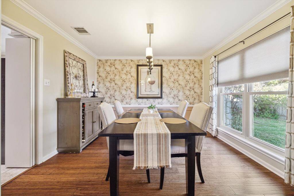 The den off the entry would make a fantastic formal living room, study, or quiet reading area.