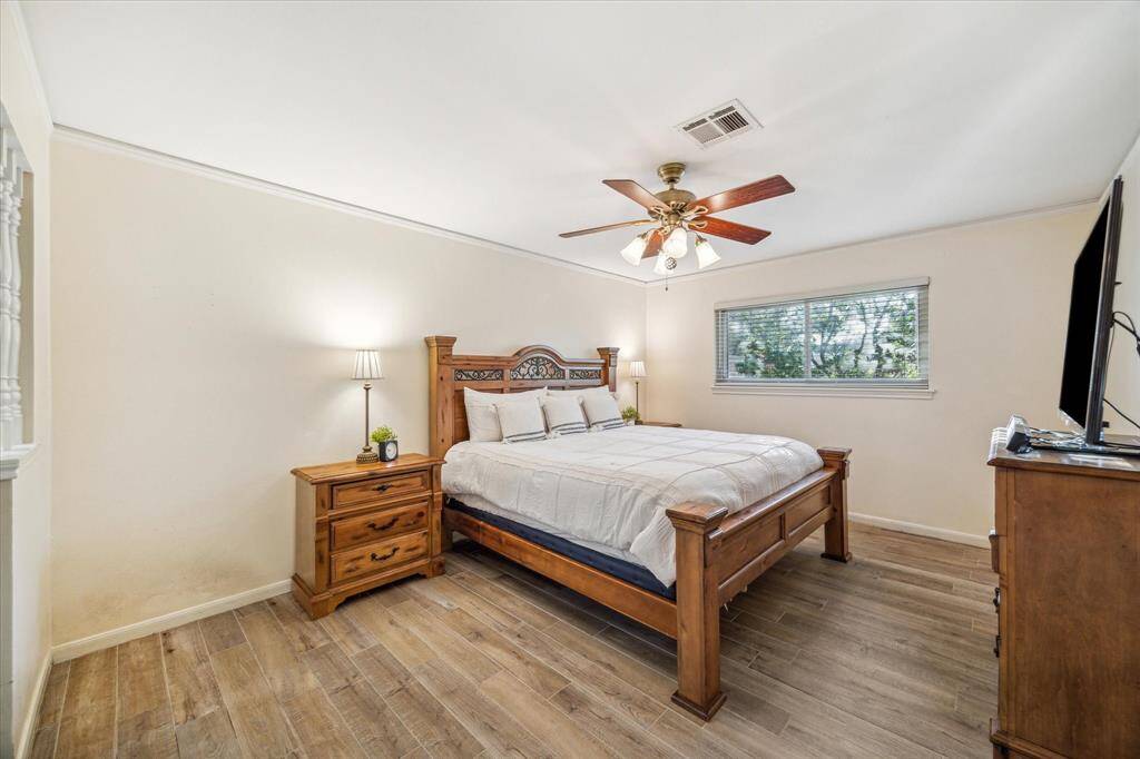 The owner’s suite offers ample space for your California King and other large furnishings. Come in and breathe. You're home now.