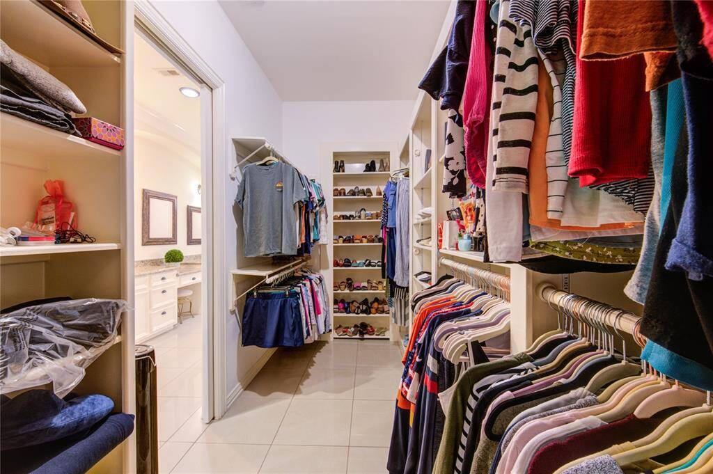 Built in secret space behind shoe rack!