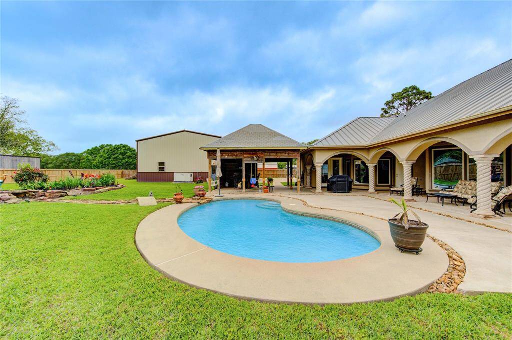 Crystal clear SALTWATER pool will be a favorite spot to cool off as the Texas temps rise throughout the summer!
