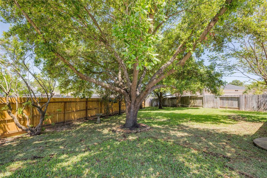 Lots of green space in the back yard - ideal for kids soccer or pets!