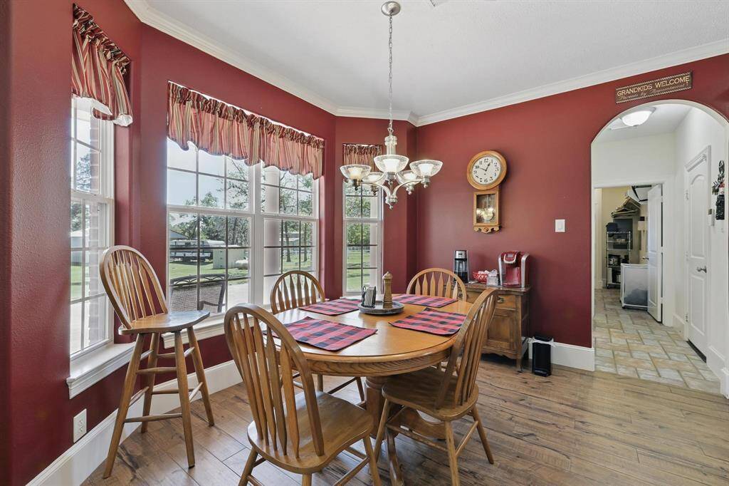 Enjoy your morning coffee or breakfast while watching deer graze and play in your backyard. This peaceful setting offers plenty of privacy, making mealtime a relaxing retreat for the whole family.
