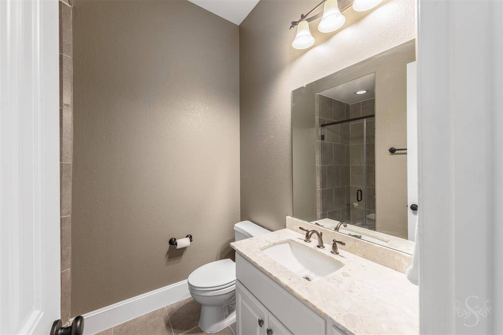 Full bath #2, located downstairs.