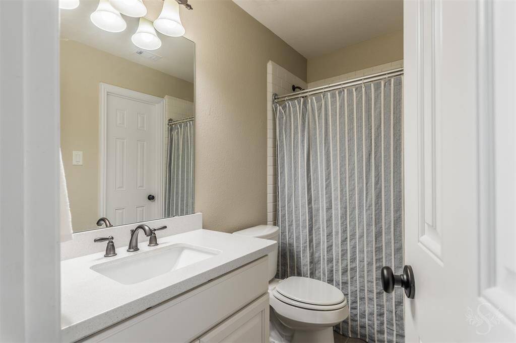 Full bath #3, located upstairs.