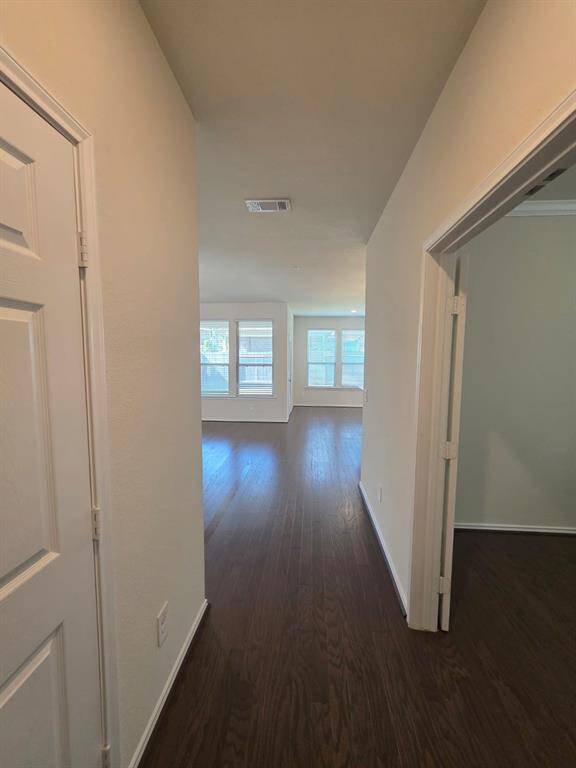 Hallway from the garage entrance door.