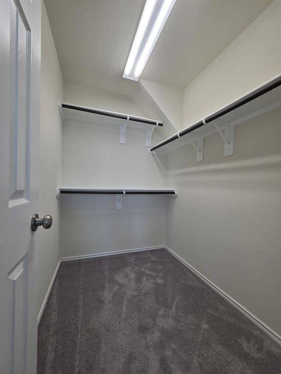 Large walking closet inside of ensuite.