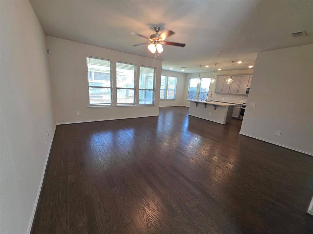 The open concept, Living room, Kitchen and dining area