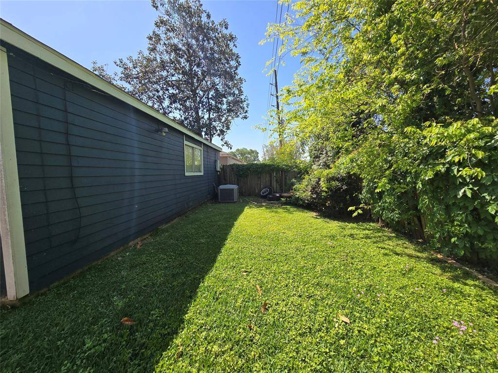 Rear and Backyard view