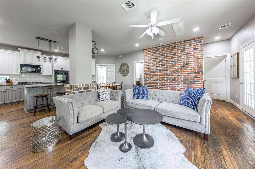 Control4 System and video camera system remains with home, including 11 zones of speakers throughout the interior/exterior, and network switches for connectivity.