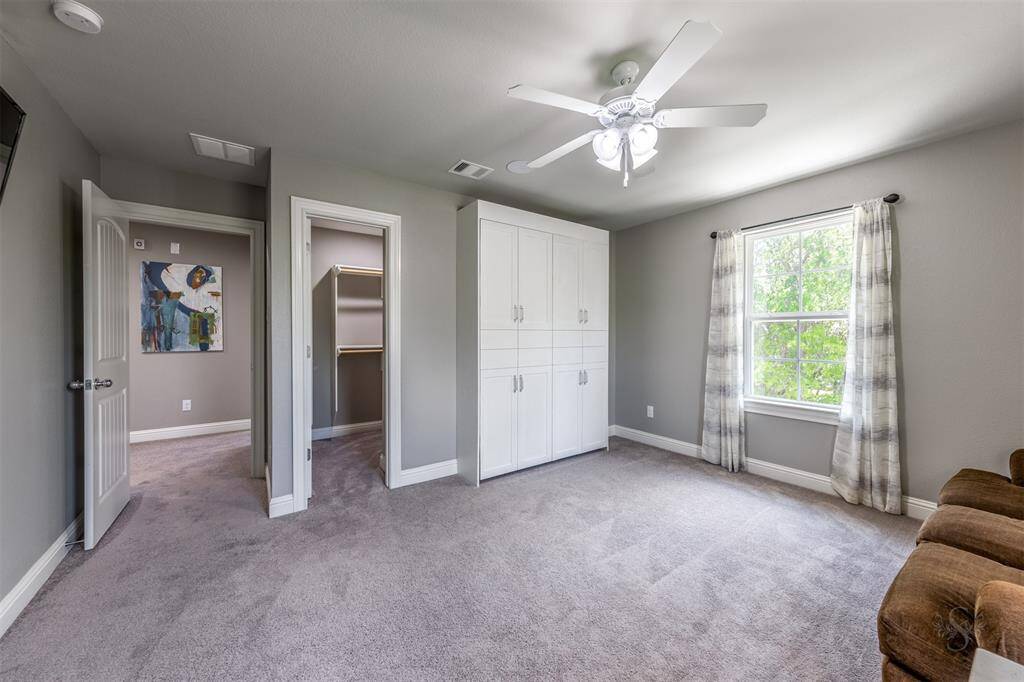 Bedroom #3 with the Murphy bed closed for extra room!
