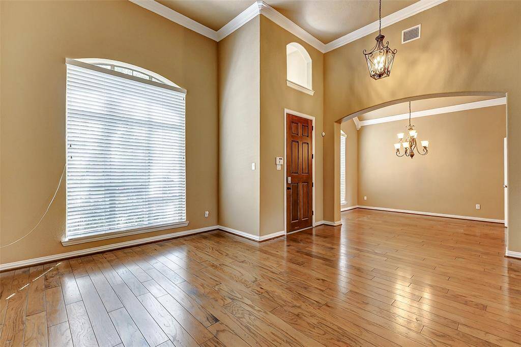 Entryway and formal dining area