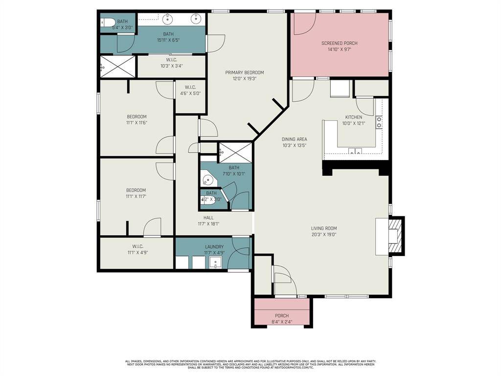 Floor plan of inside the home!