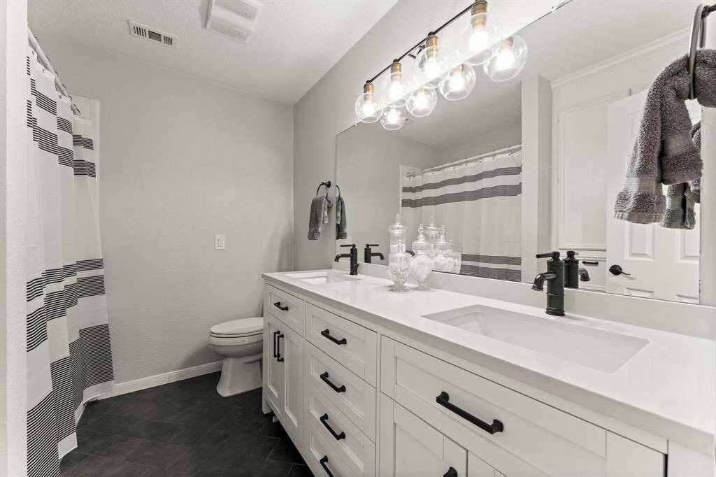 Upstairs bathroom #2 that has been updated