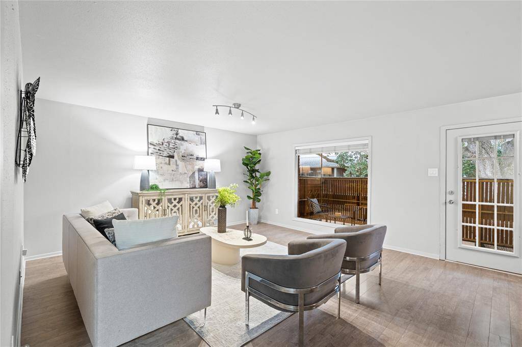 This 2nd floor condo features gorgeous LVP flooring that runs continuously throughout the home.