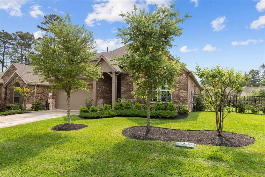 Situated on a large corner lot of a cul de sac.