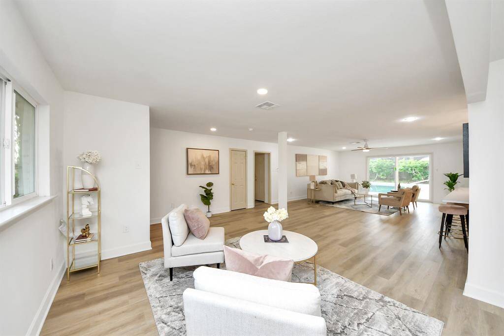 Two separate living areas
