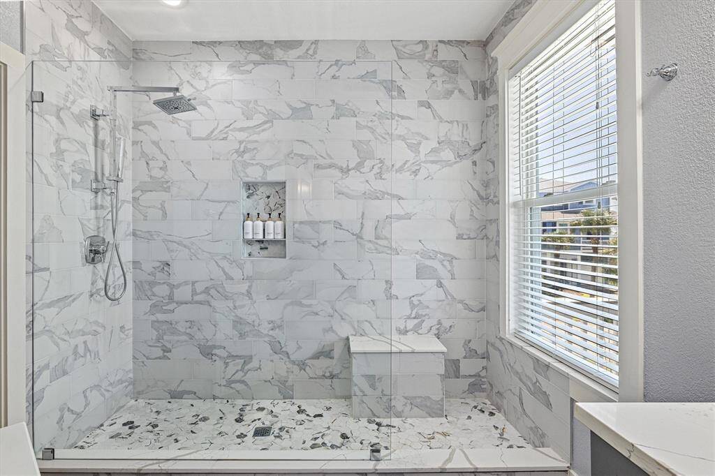 Primary Bath with gorgeous new shower