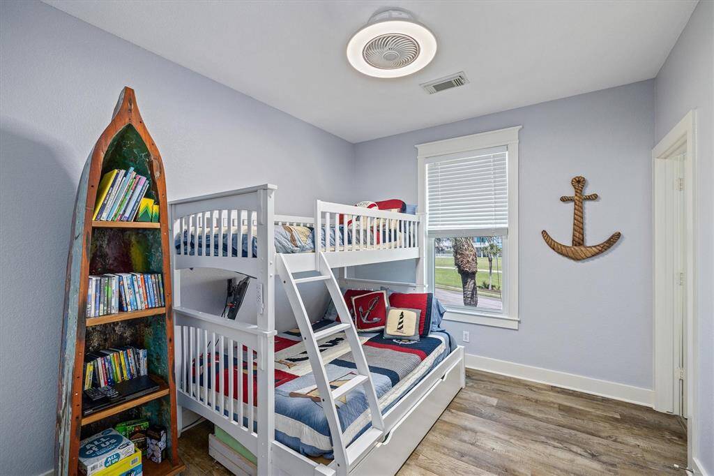 1st Floor Bedroom 3 currently used as a bunk room also has it's own private bath